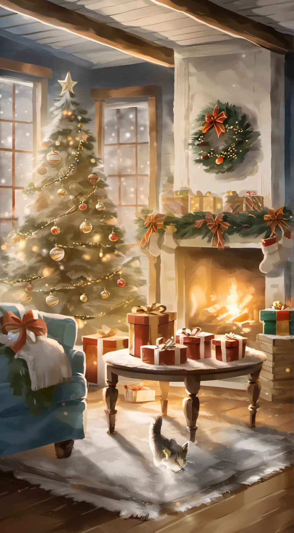 ai character: Dream SMP holiday background