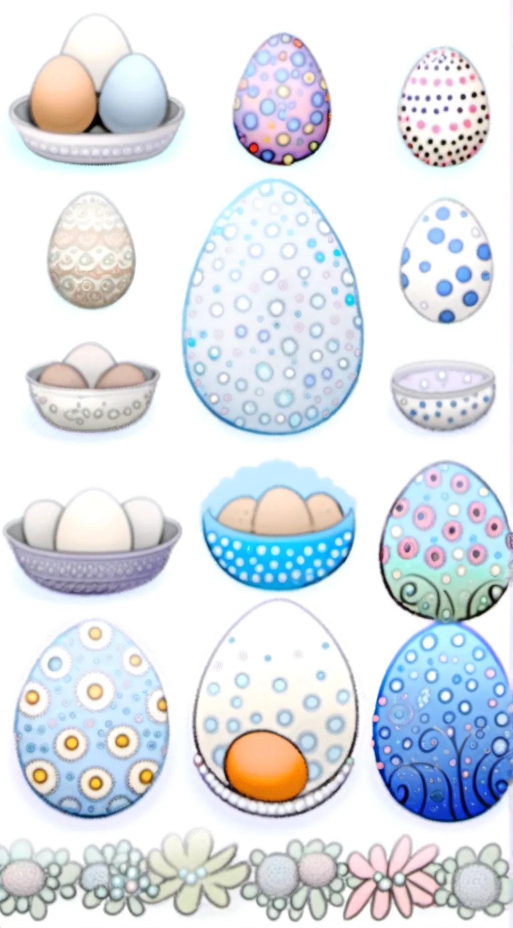 ai character: egg background