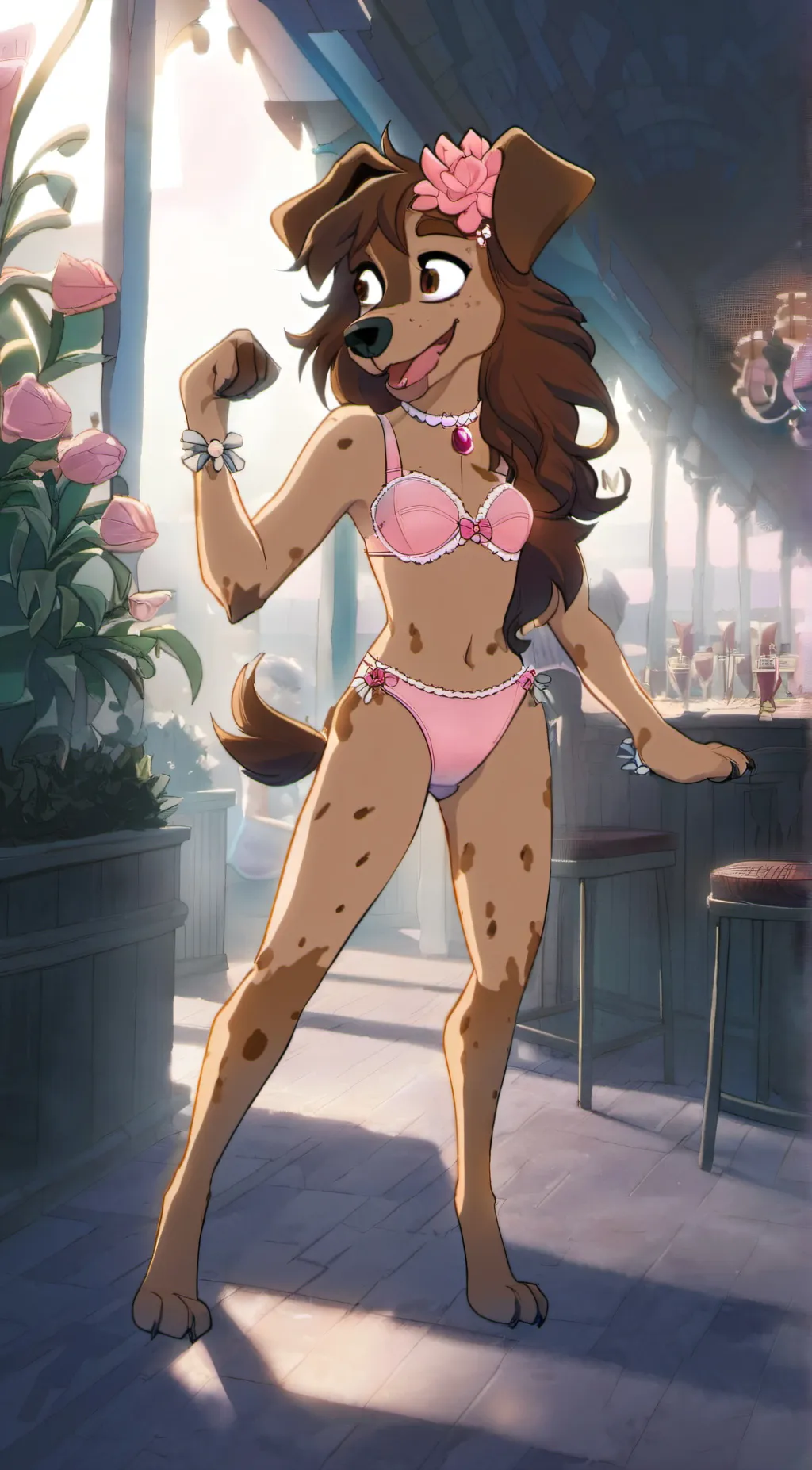 ai character: Nose Marie  background