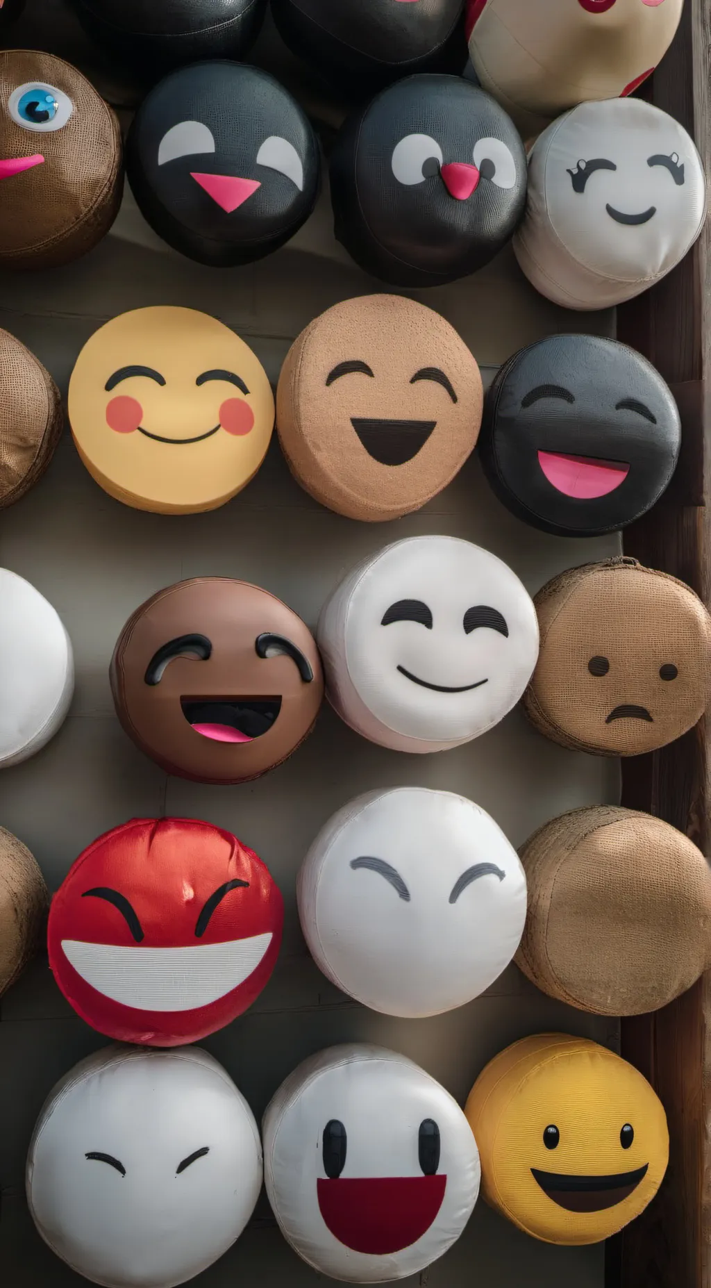 ai character: Emoji  background