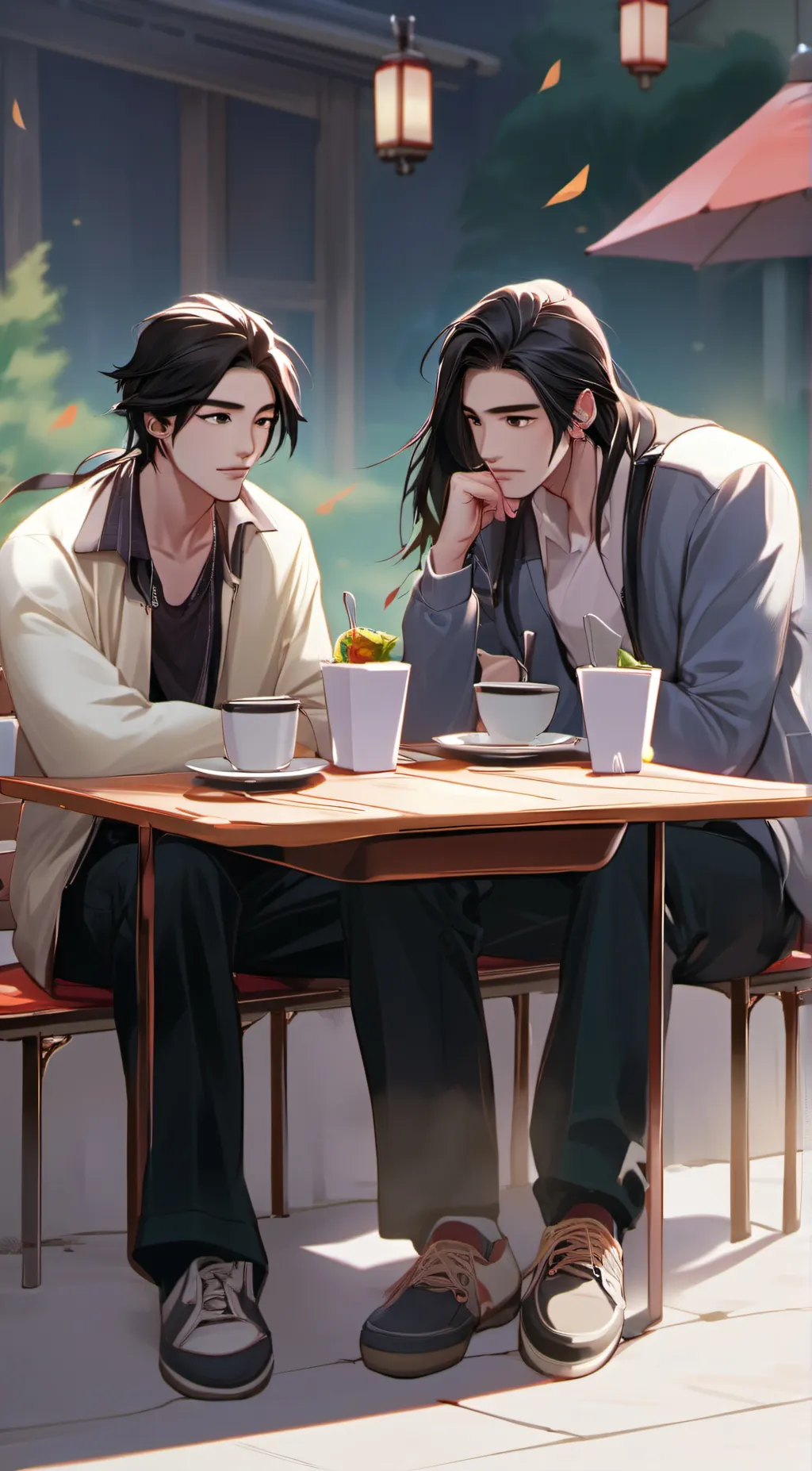 ai character: xiao & soojin background