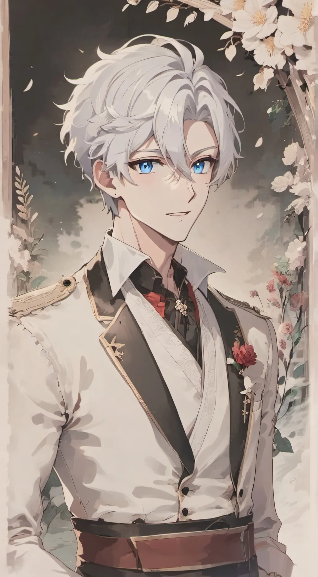 ai character: - | 𝓂𝒾𝓁ℴ | - background