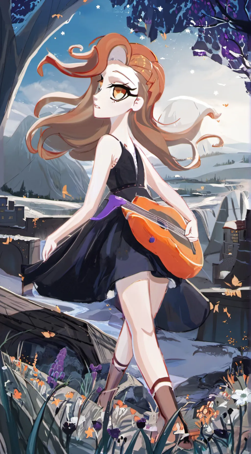 ai character: gilax background