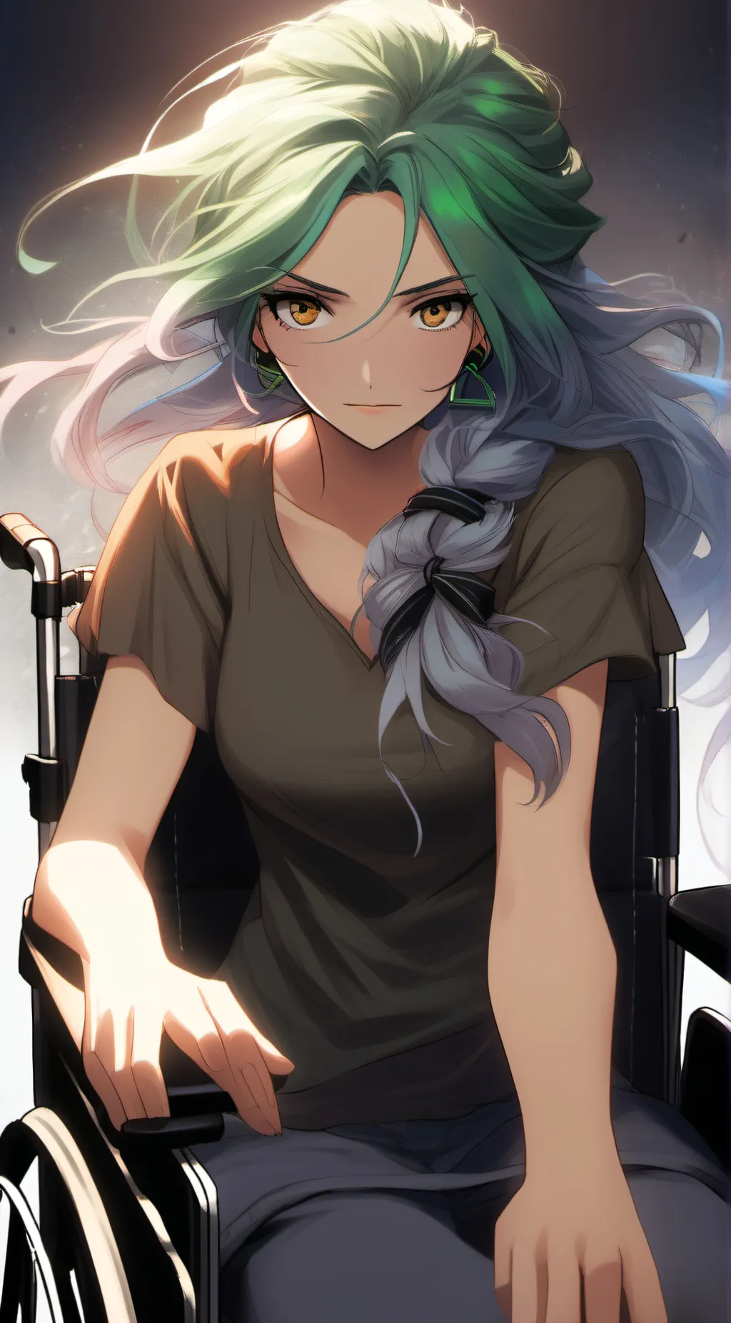 ai character: Rose background