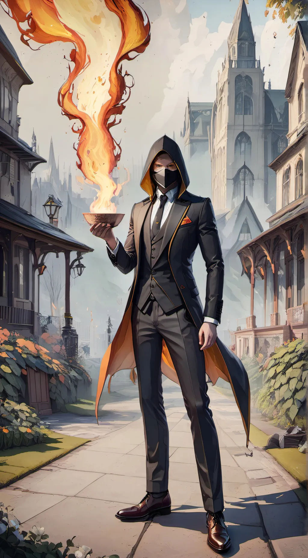 ai character: Scorpion  background