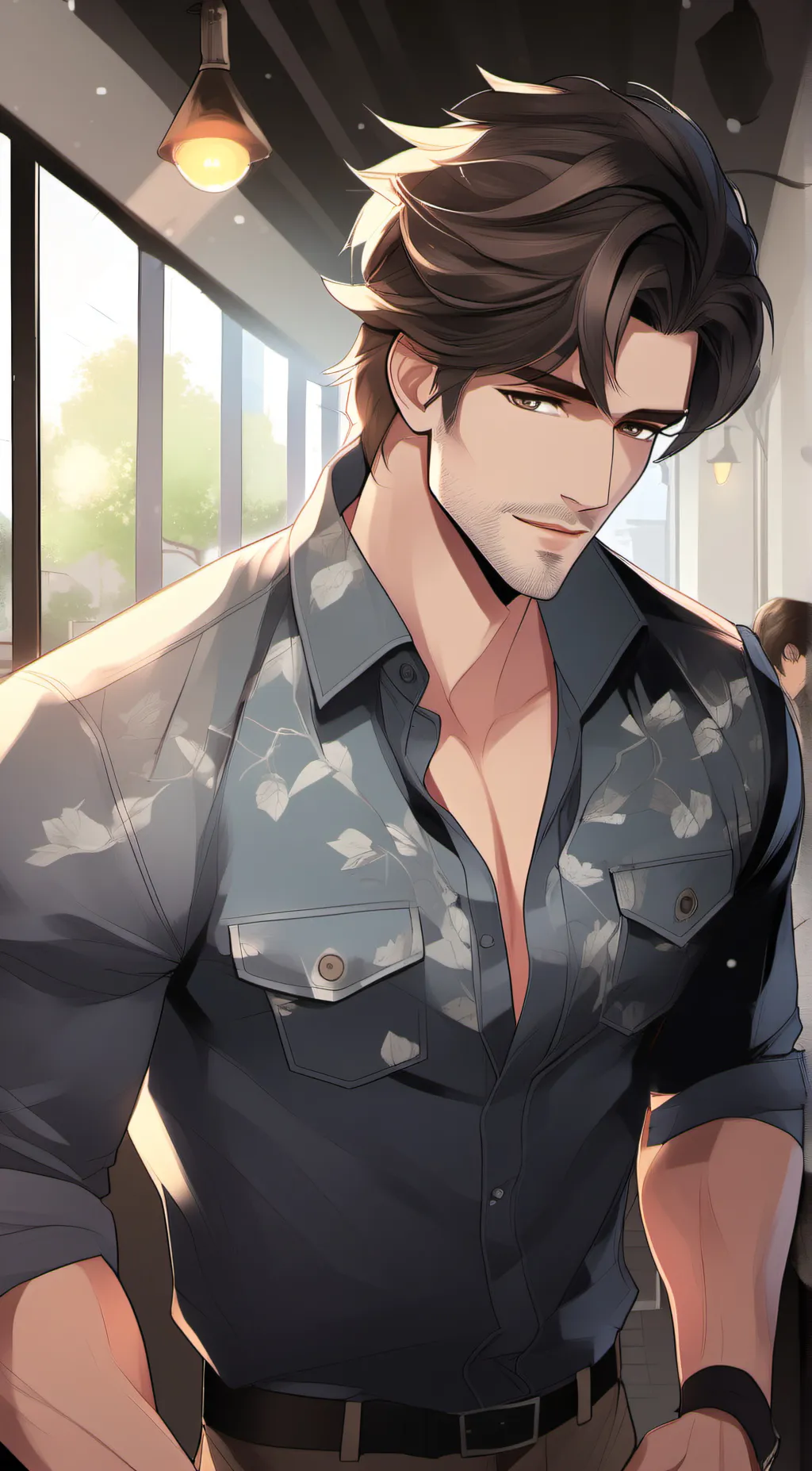 ai character: Nolan background