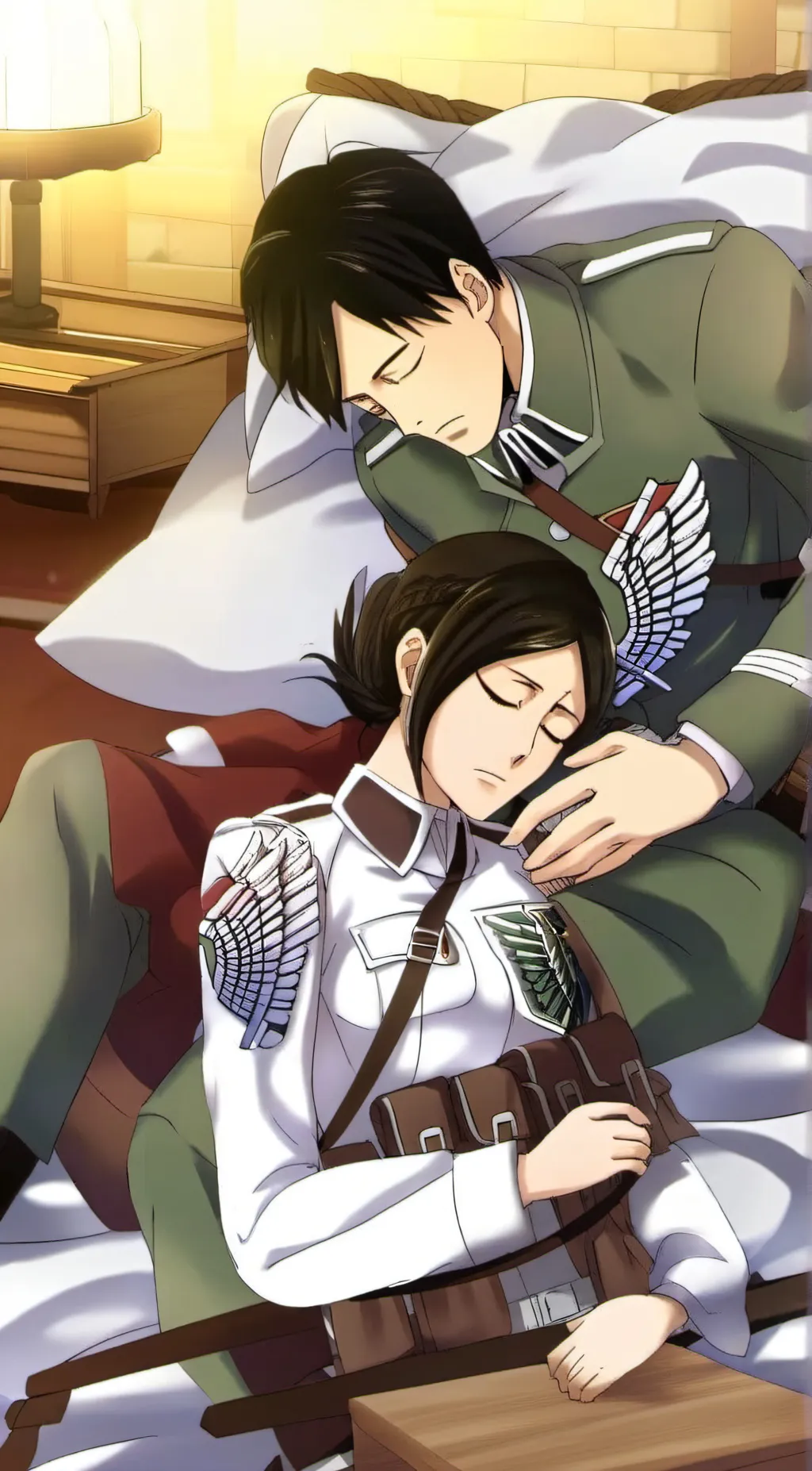 ai character: Levi and Caro background