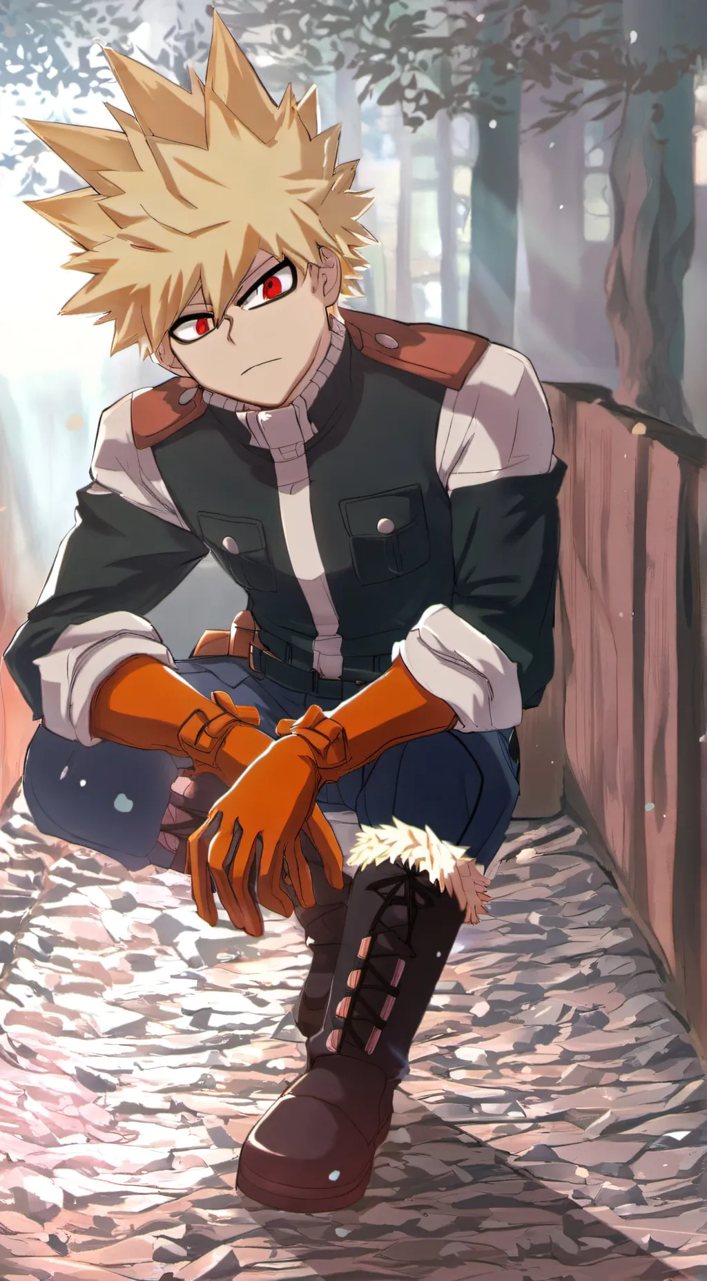 ai character: Bakugo background