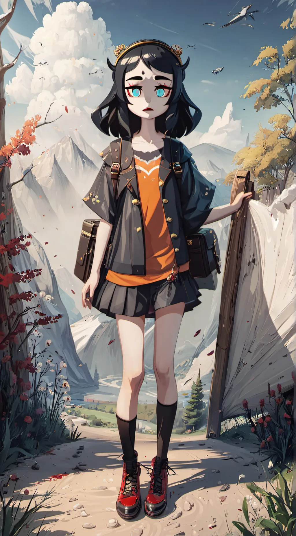 ai character: love  background