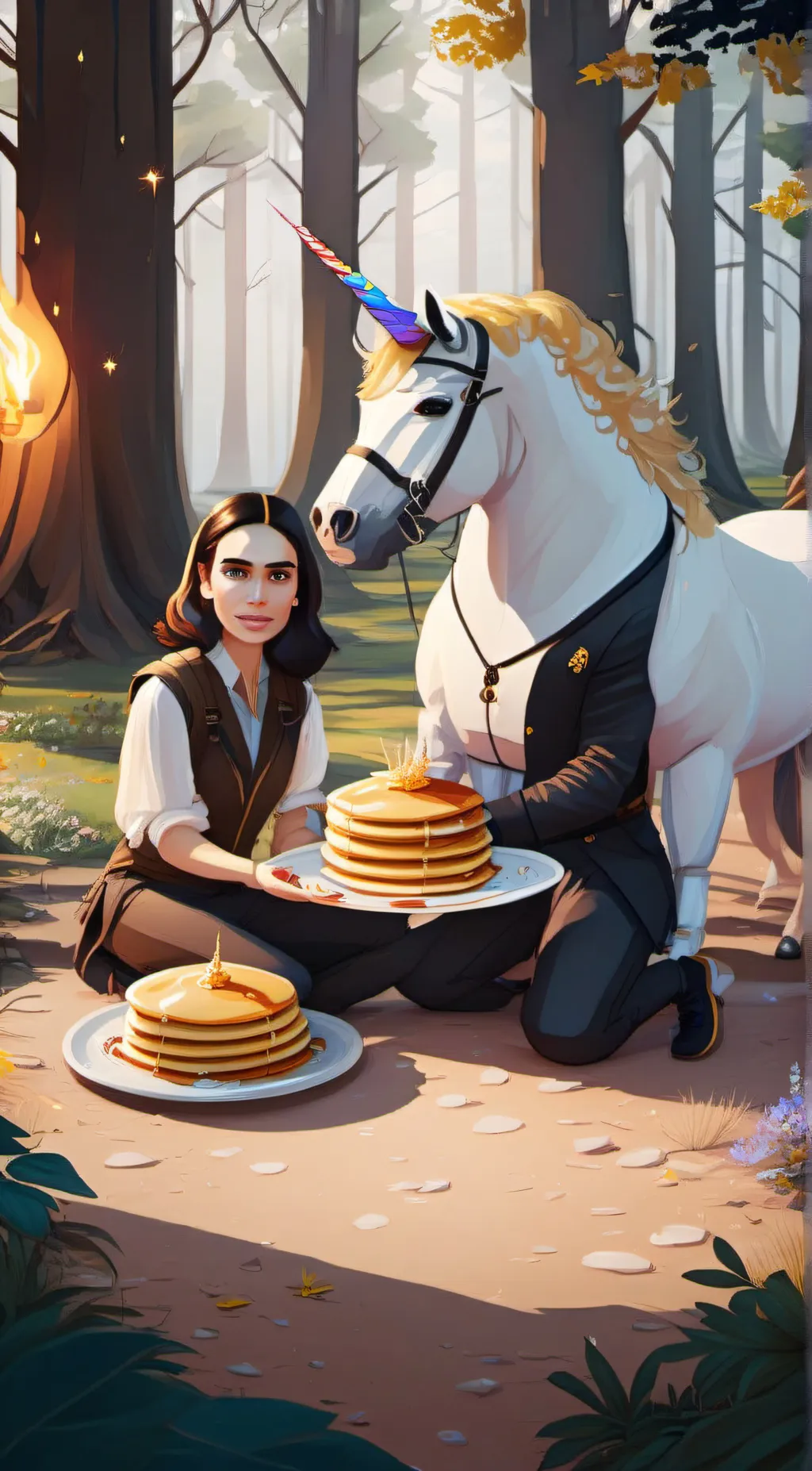 ai character: panka background