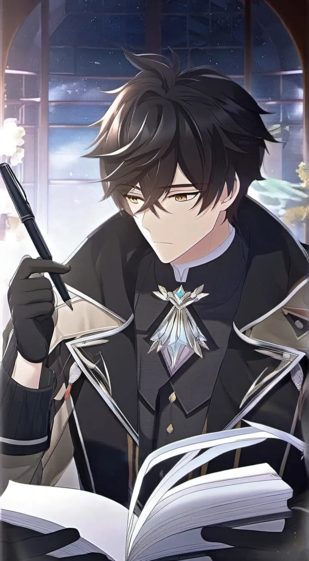 ai character: Zack  background