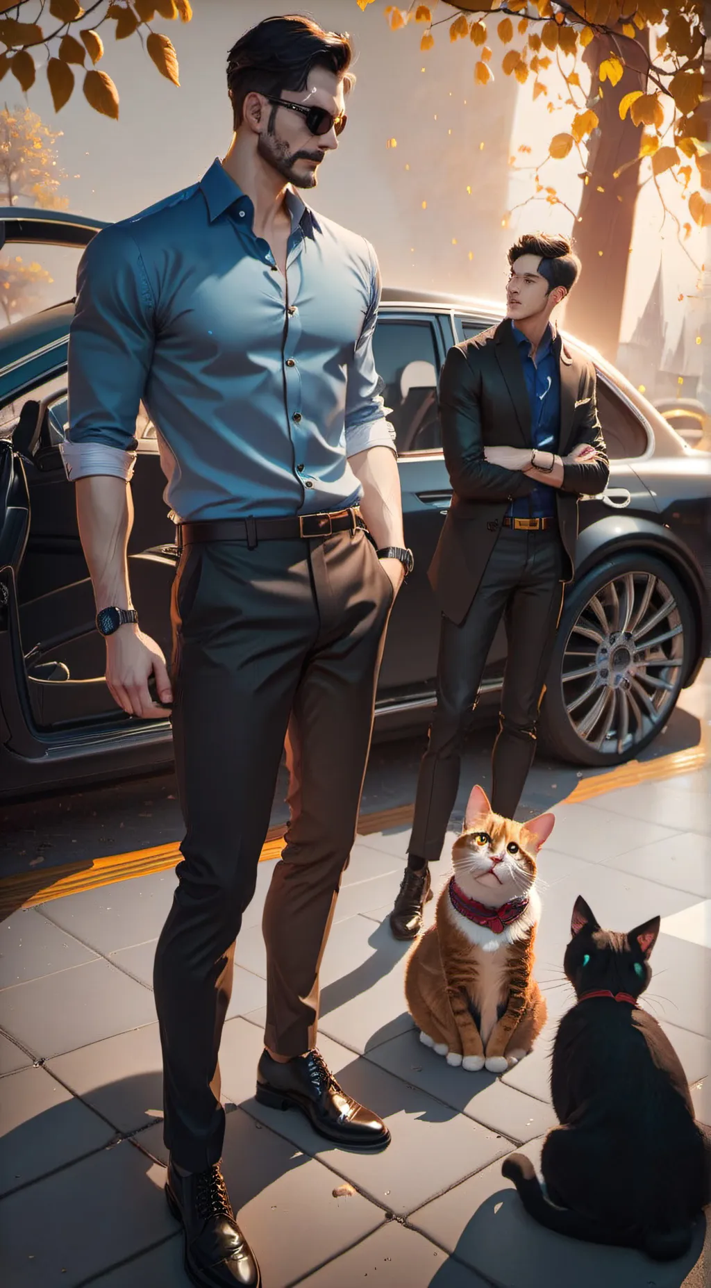 ai character: Jason,larry background