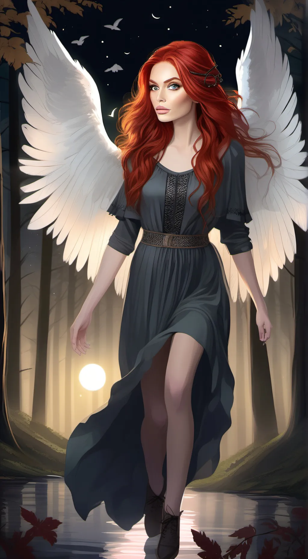 ai character: Azriel  background