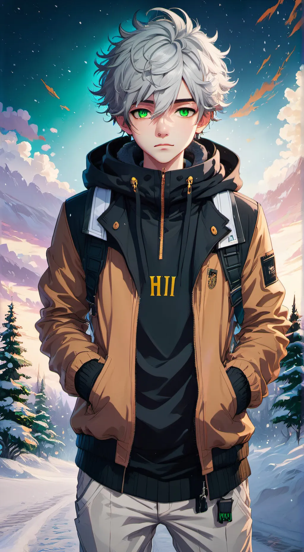 ai character: yuka background