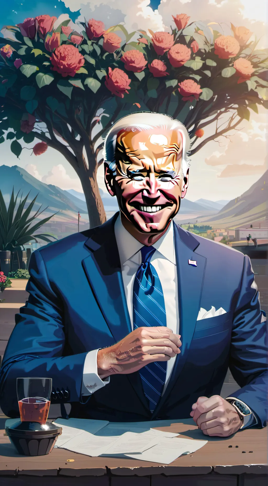 ai character: Joe Biden background