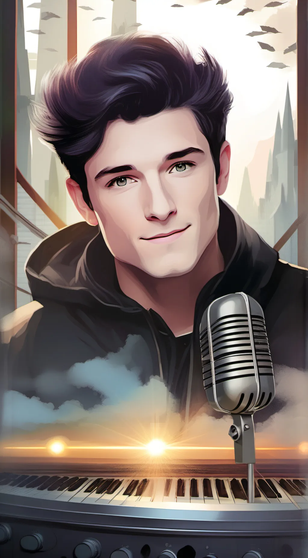 ai character: fnaf movie+meme background