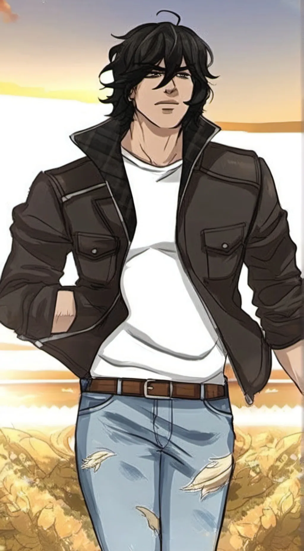 ai character: aizawa(teacher)  background