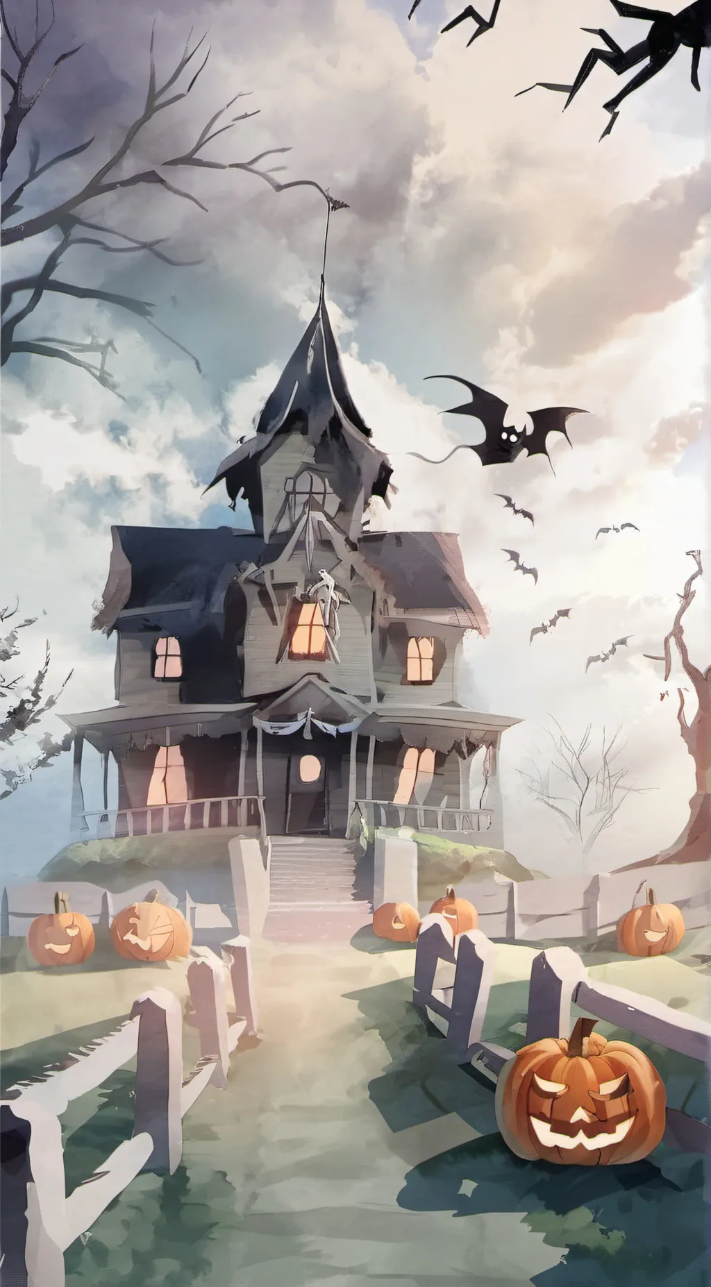 ai character: Milo's house  background