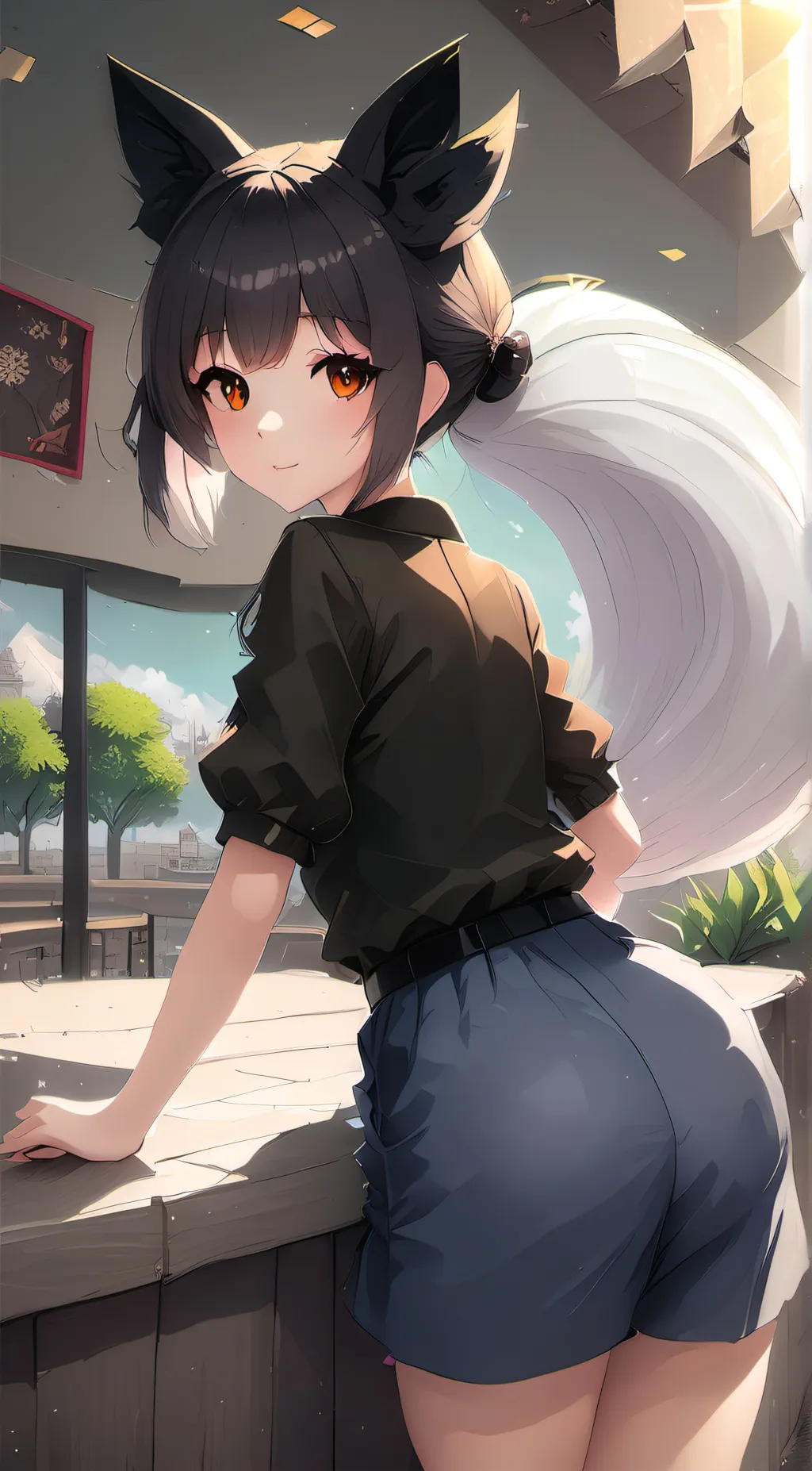 ai character: Lilly background