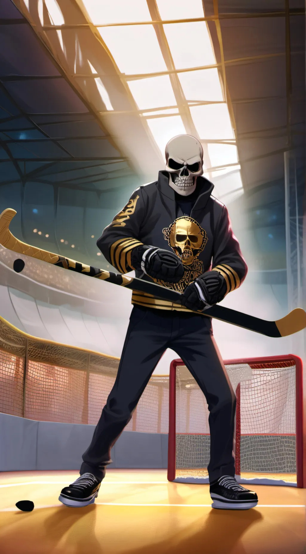 ai character: Skullface background