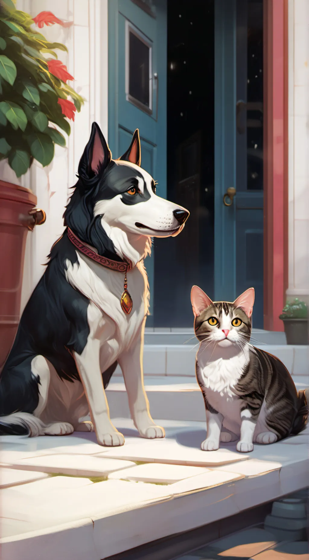 ai character: millie and mario background