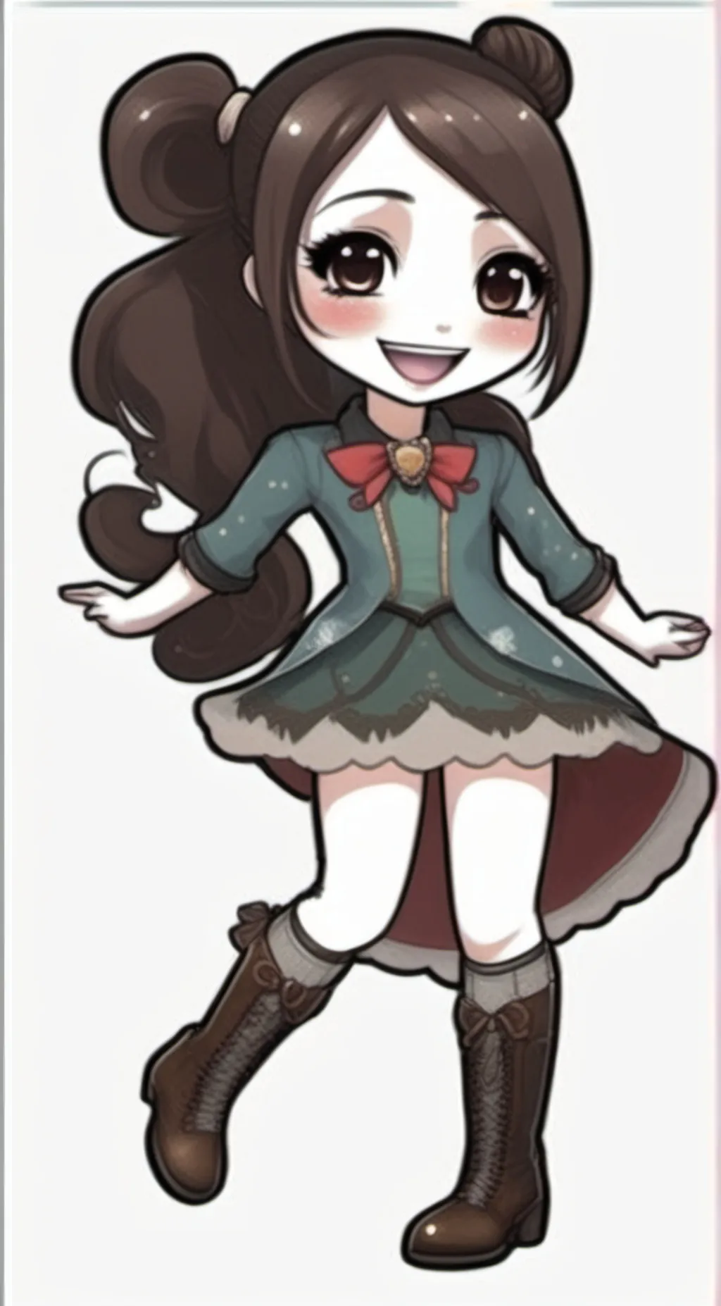 ai character: Rose background