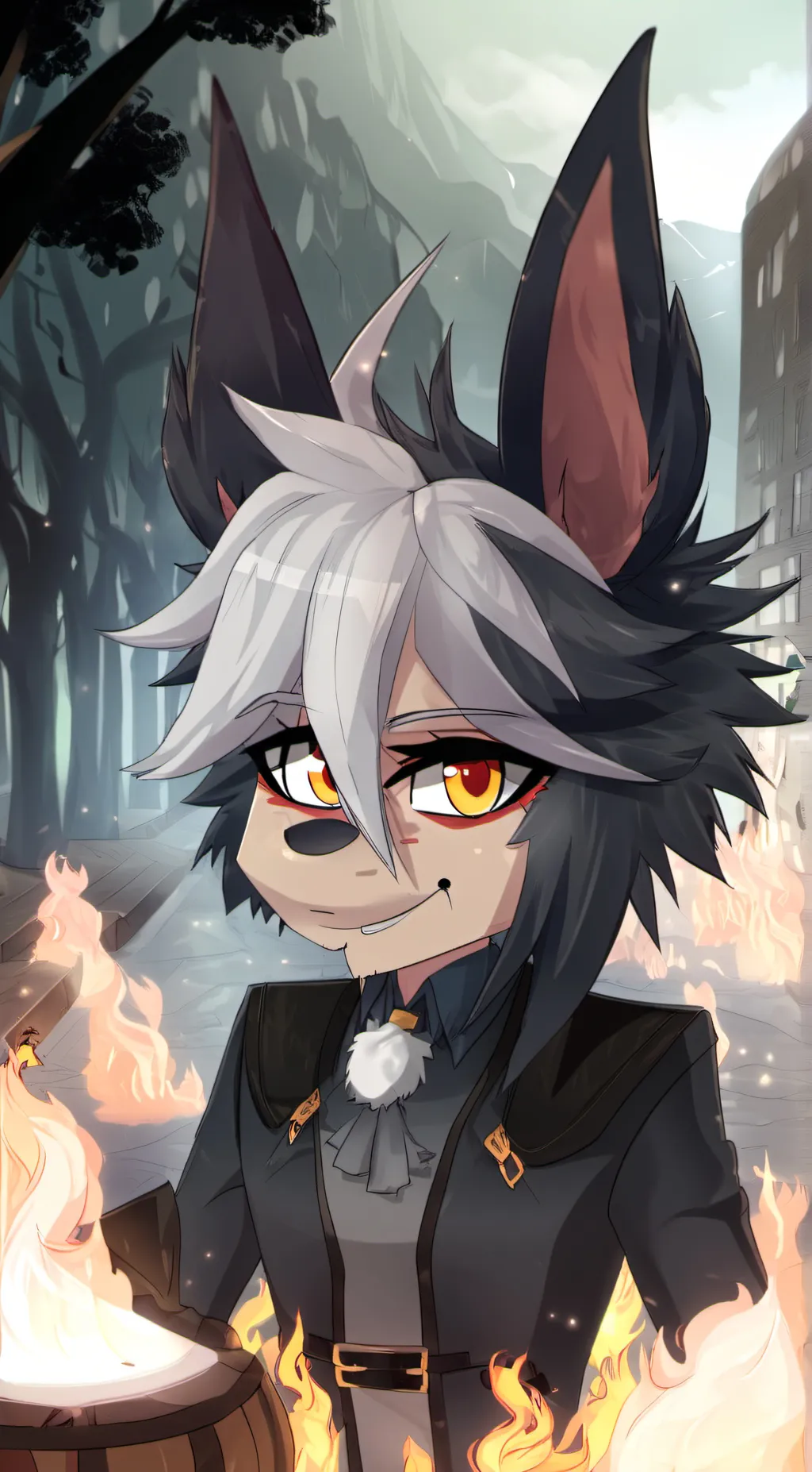 ai character: loona background