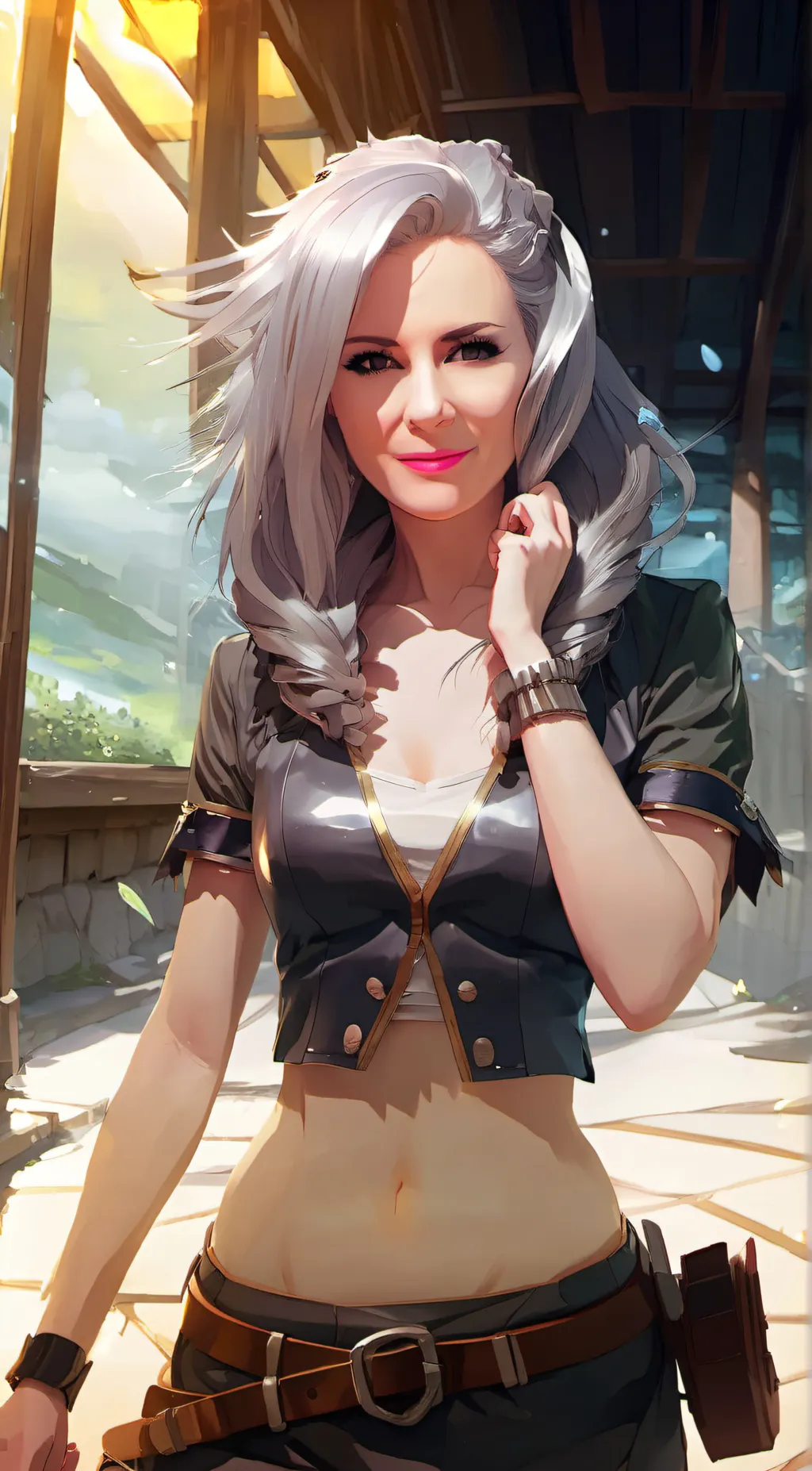 ai character: Aria Henderson background