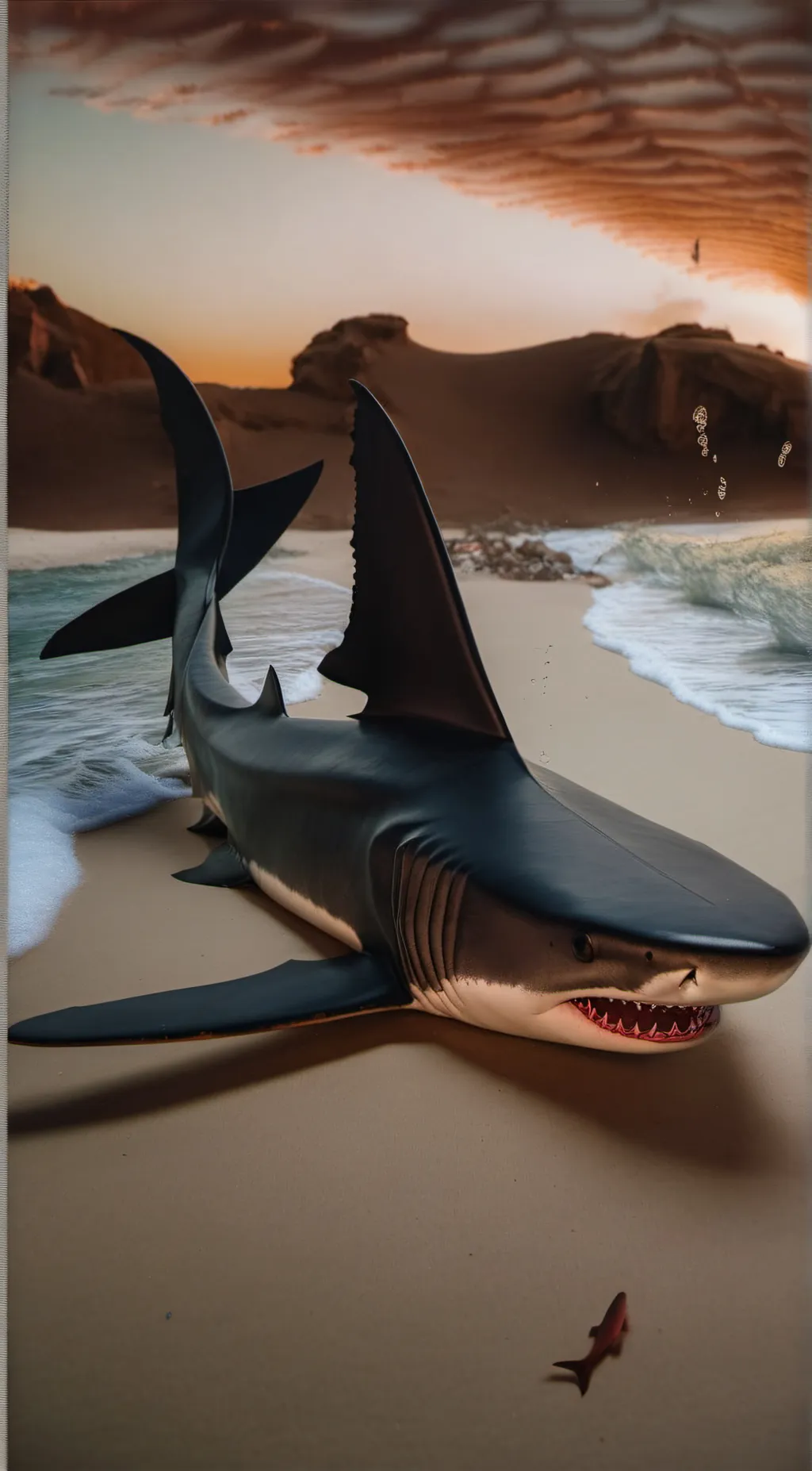 ai character: Shark background