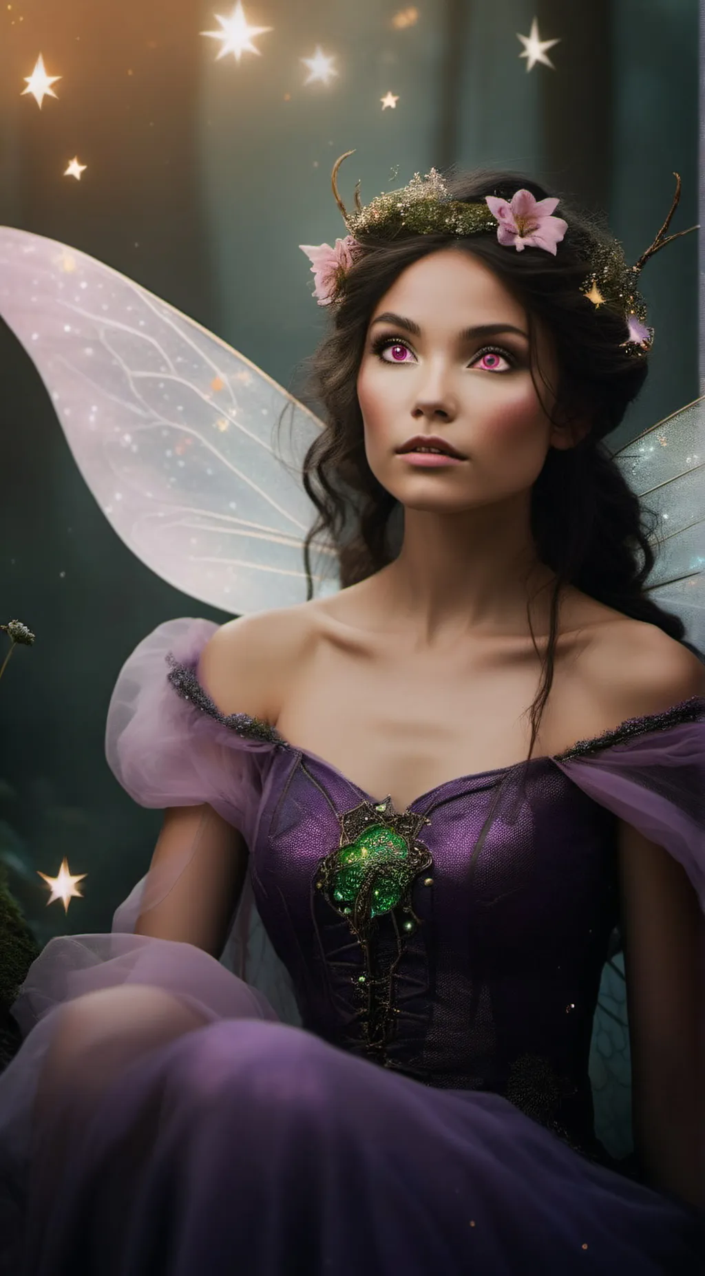 ai character: Miyako  background