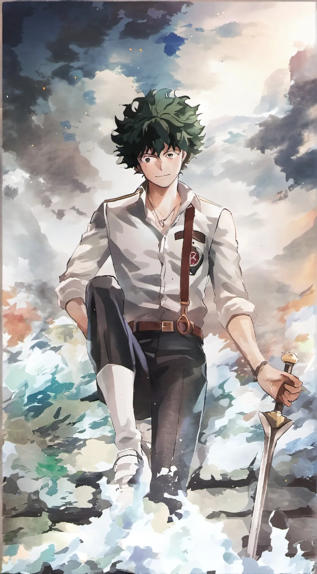 ai character: Deku background
