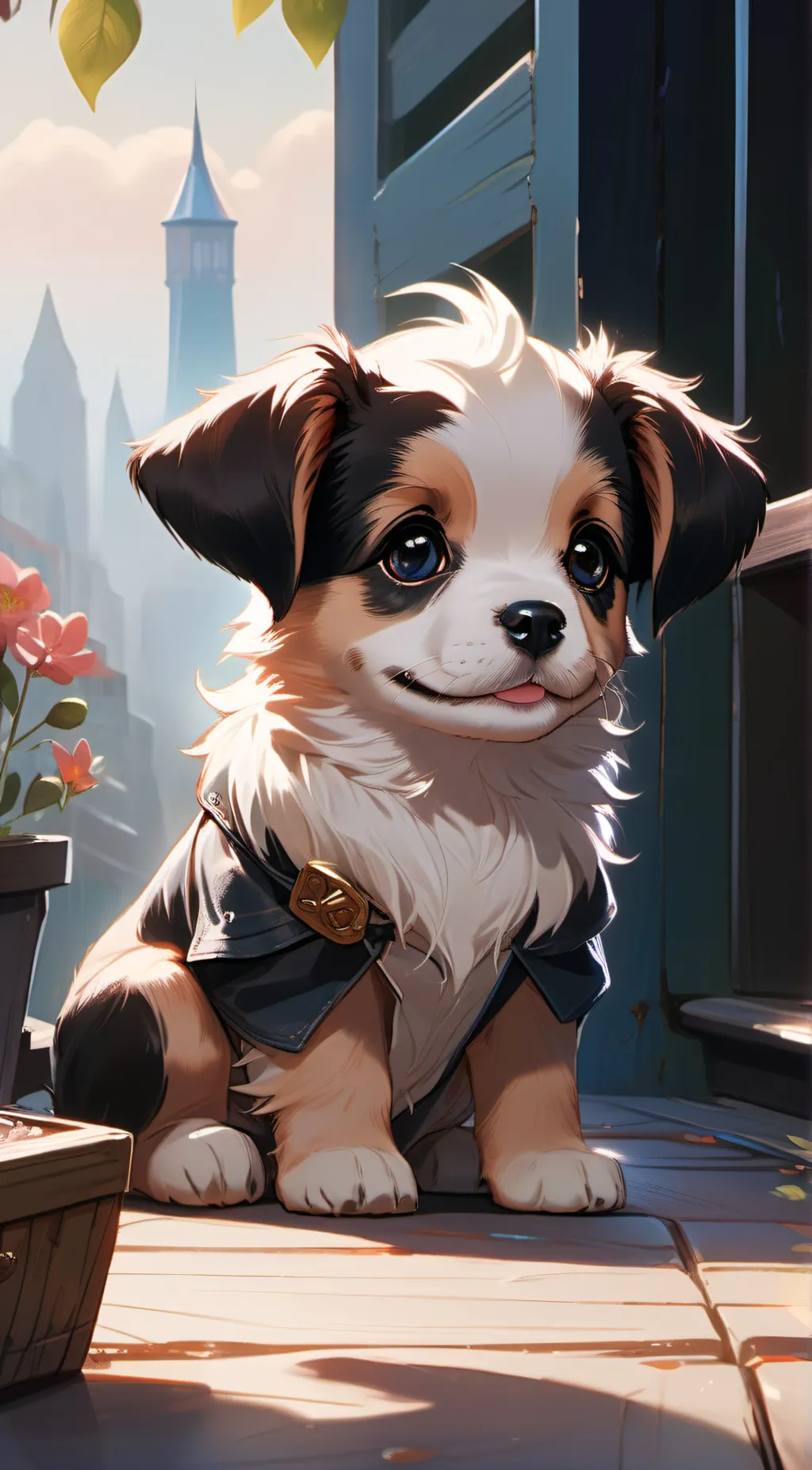 ai character: chiger background