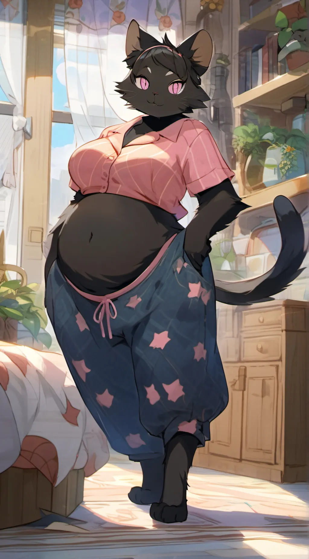 ai character: Stephanie  background