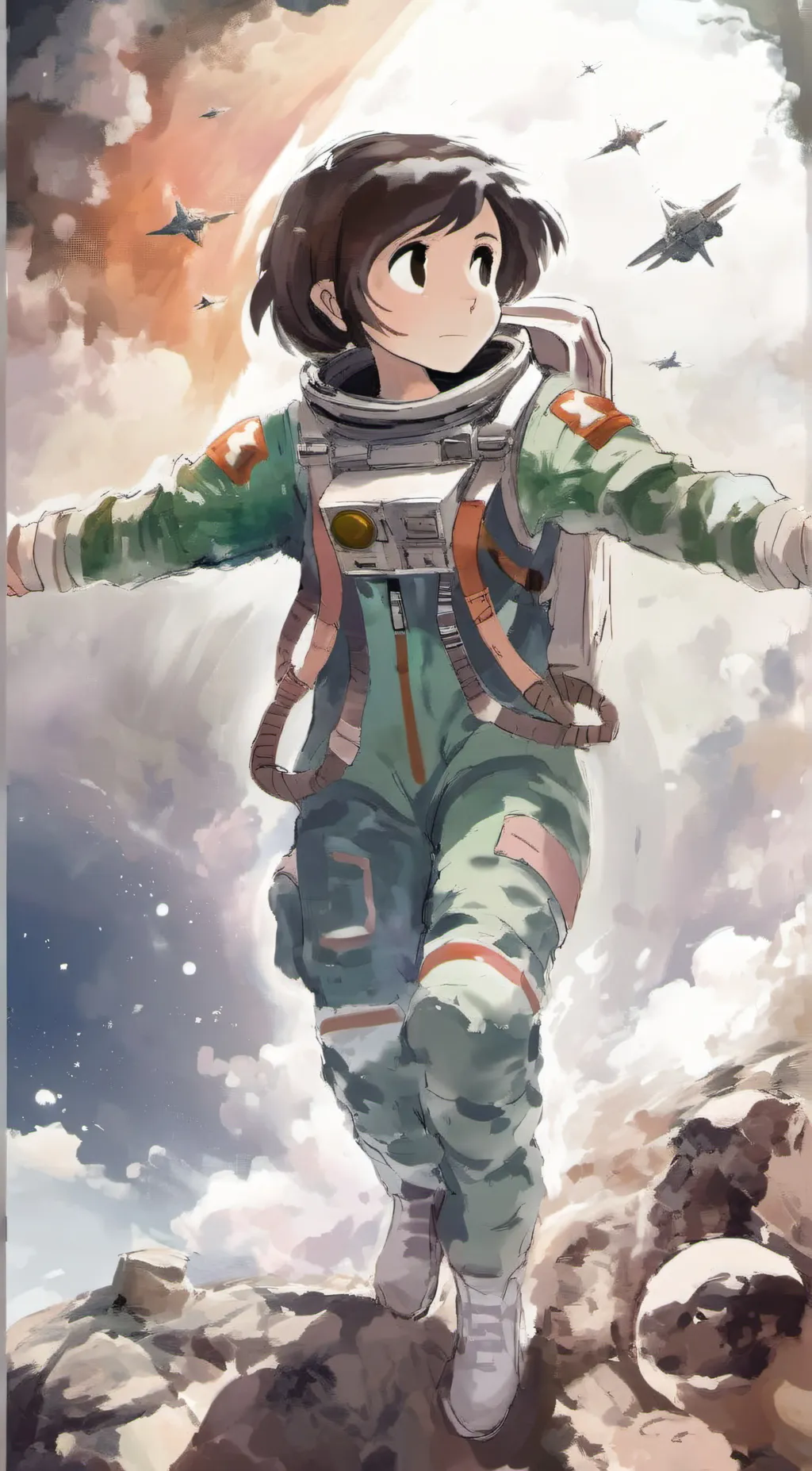 ai character: Aria background