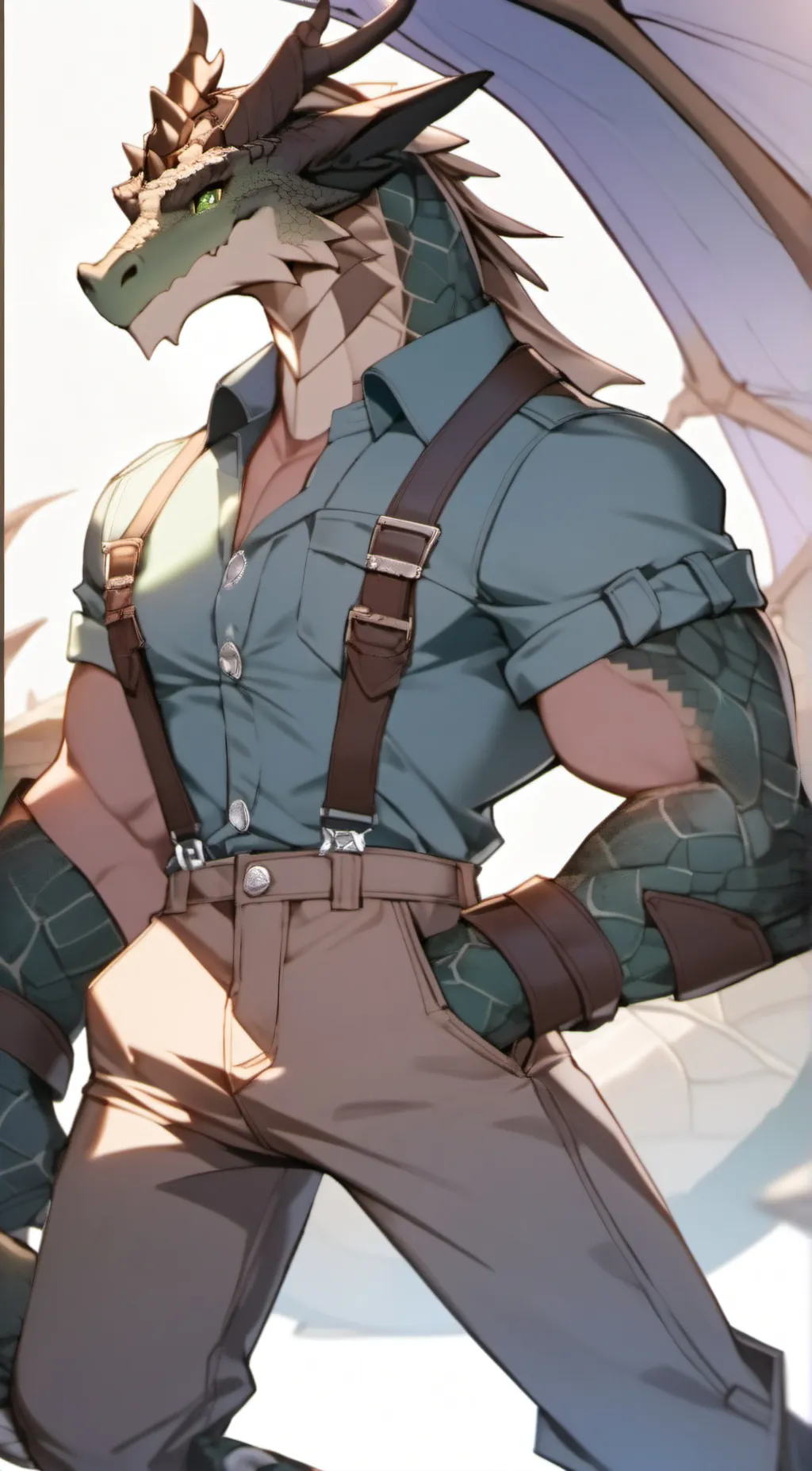 ai character: Axel  background