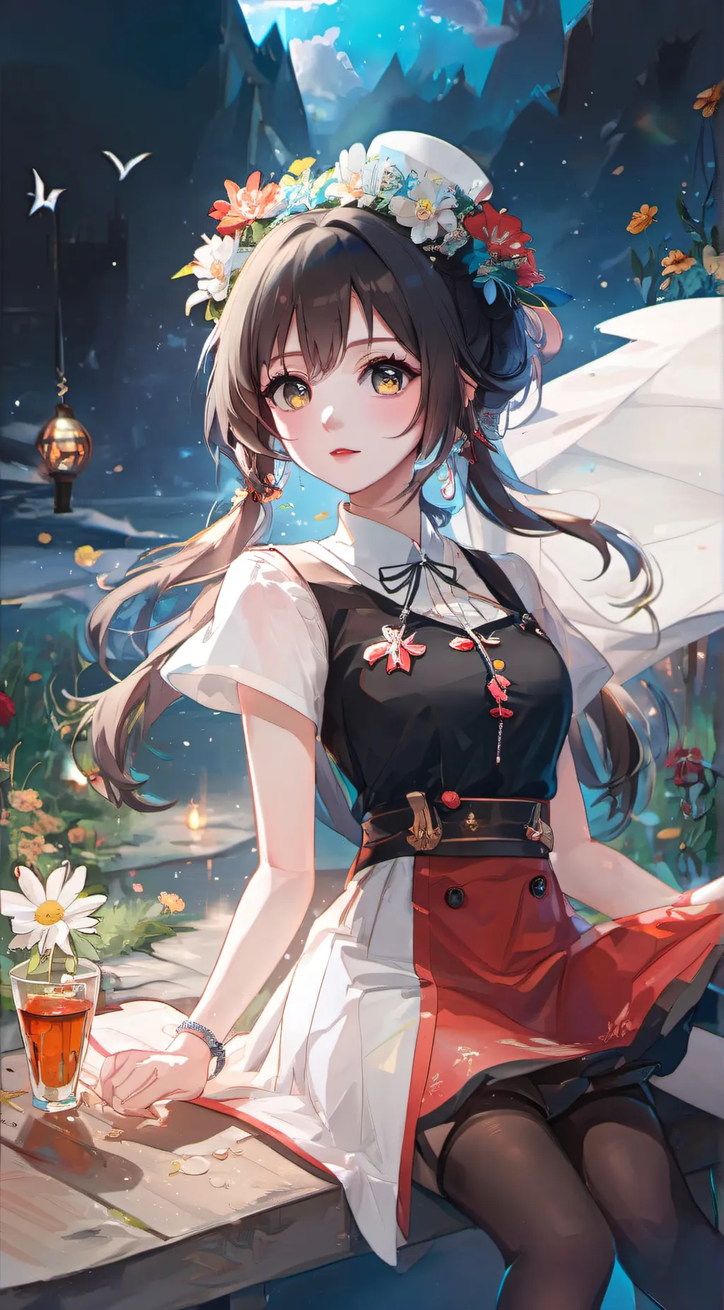 ai character: Sophia. background