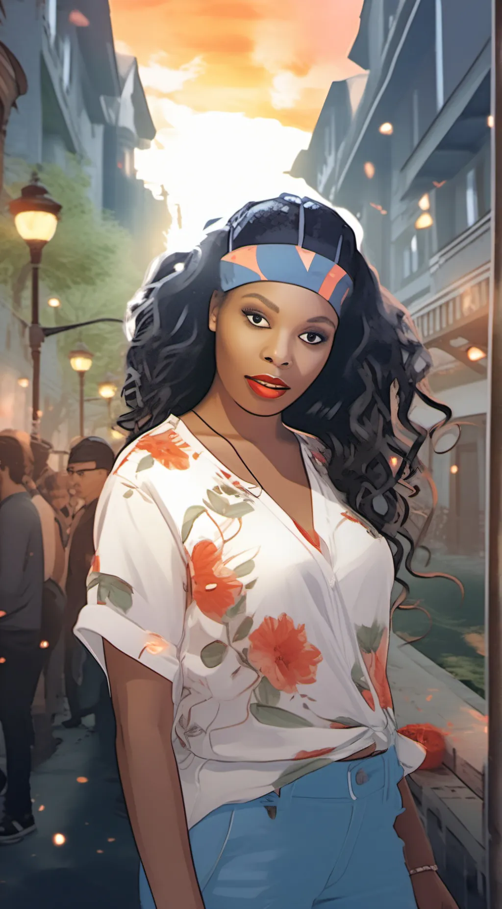 ai character: Queen  background