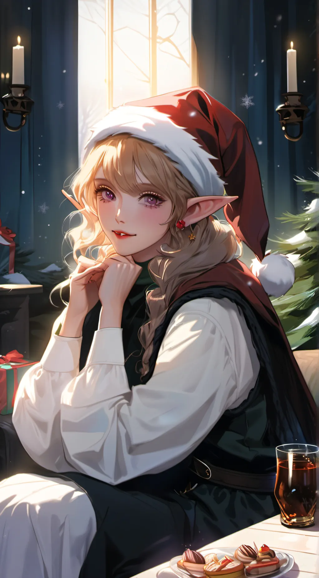 ai character: freckled zelda <3 background