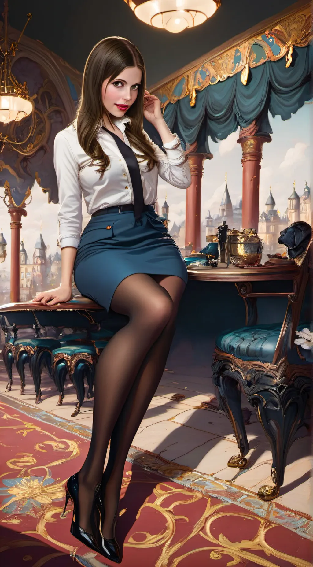 ai character: Kate background