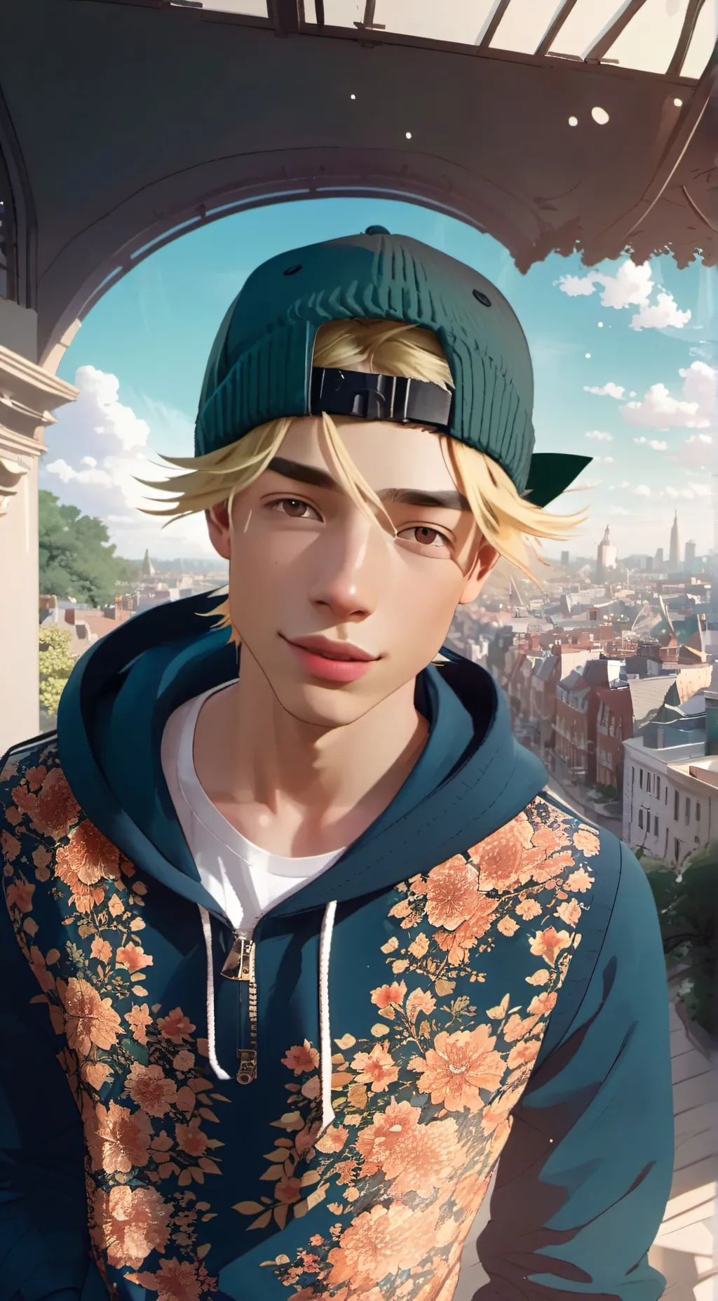 ai character: Gabe  background