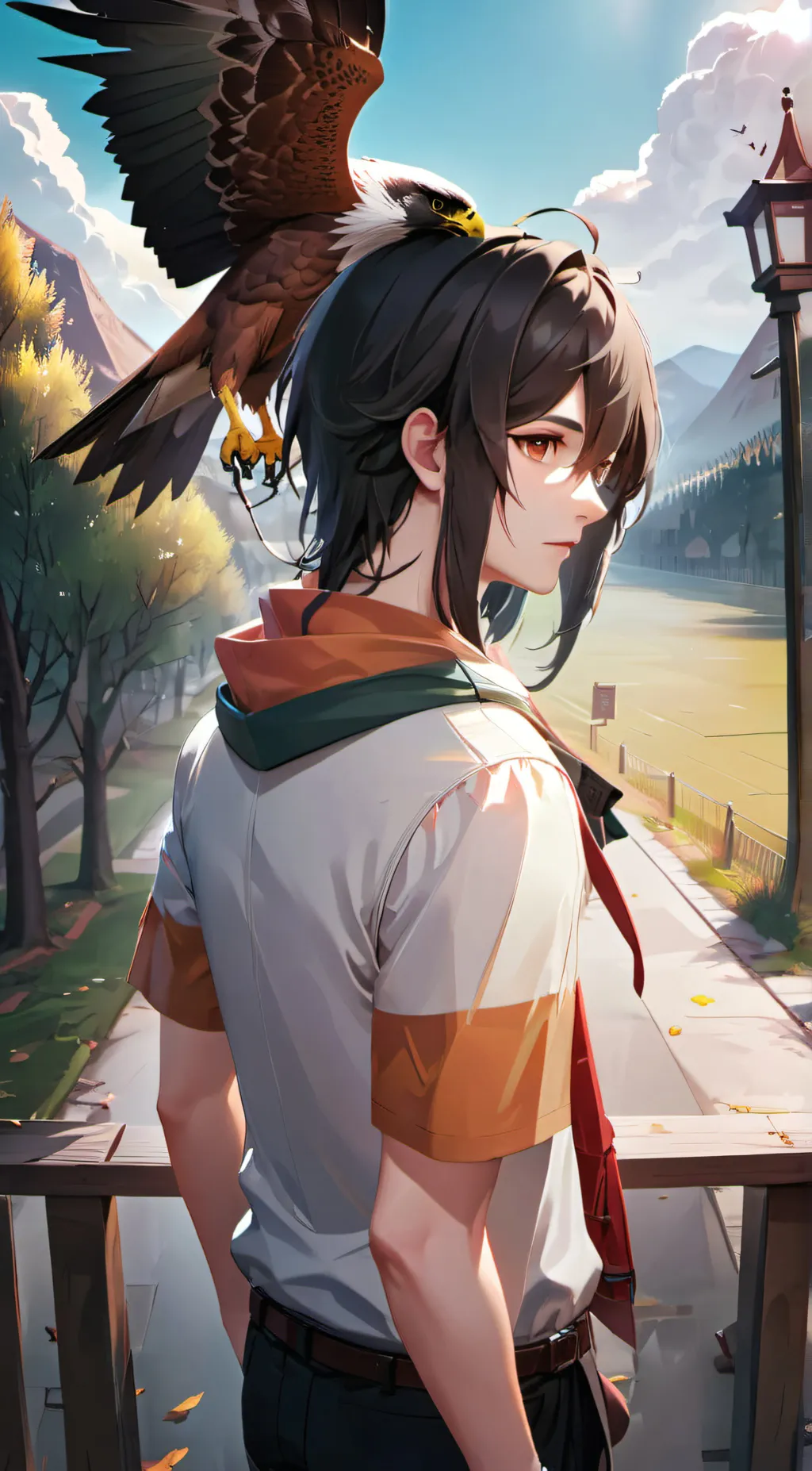 ai character: demon slayer background