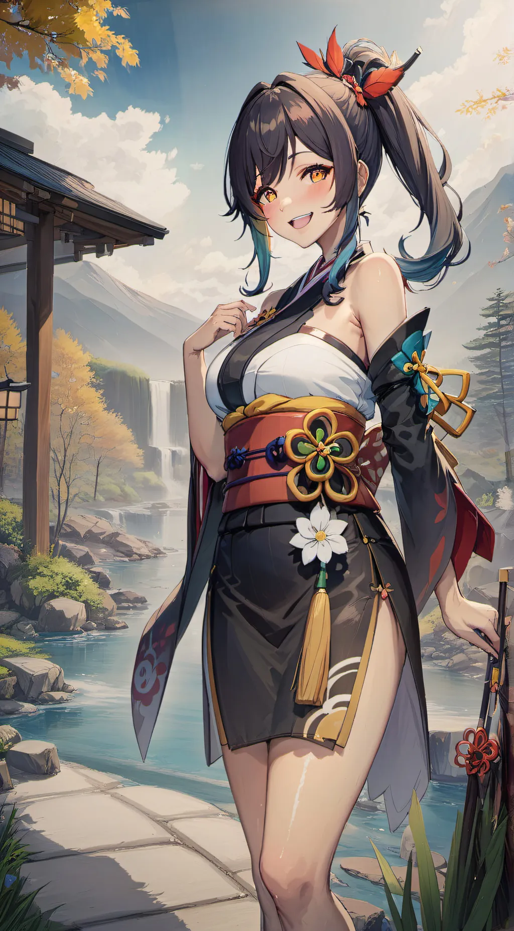 ai character: Akagi Misa background