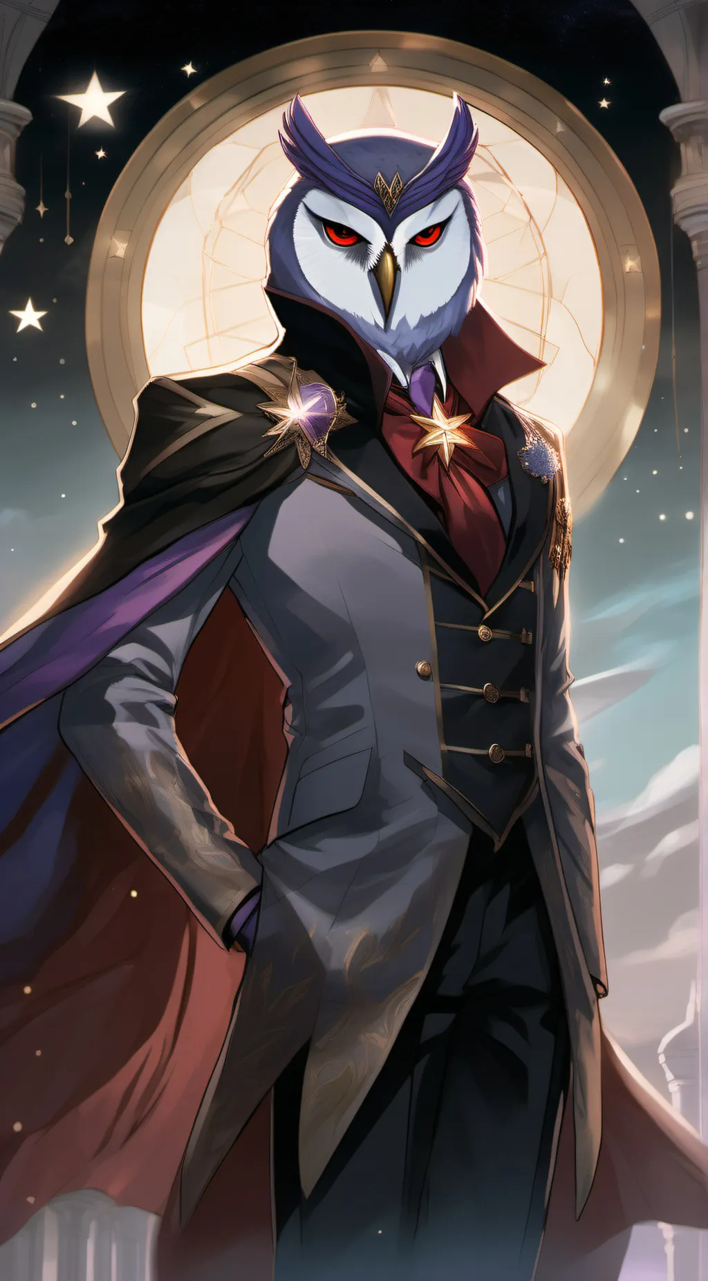 ai character: Stolas background