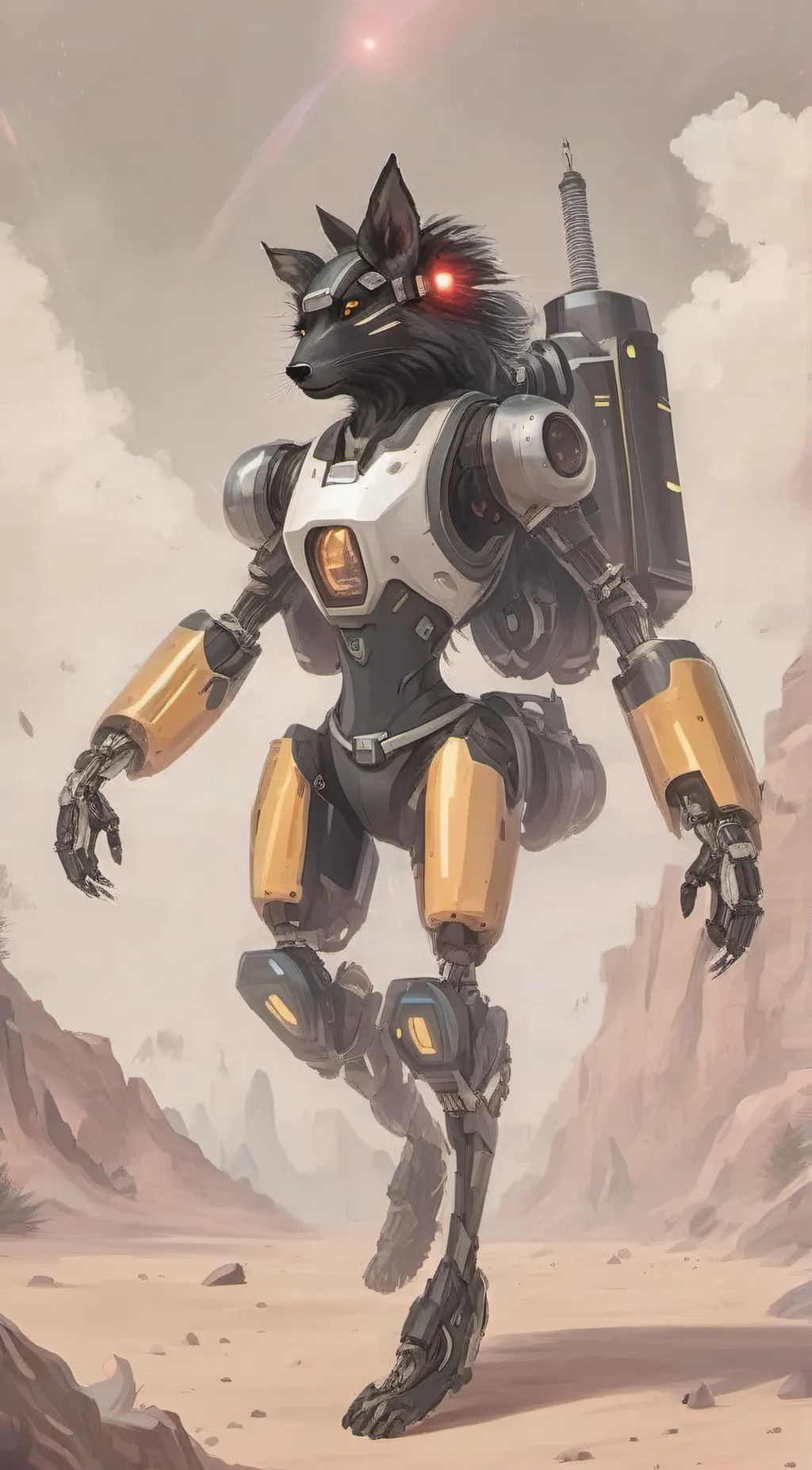 ai character: Aelita background