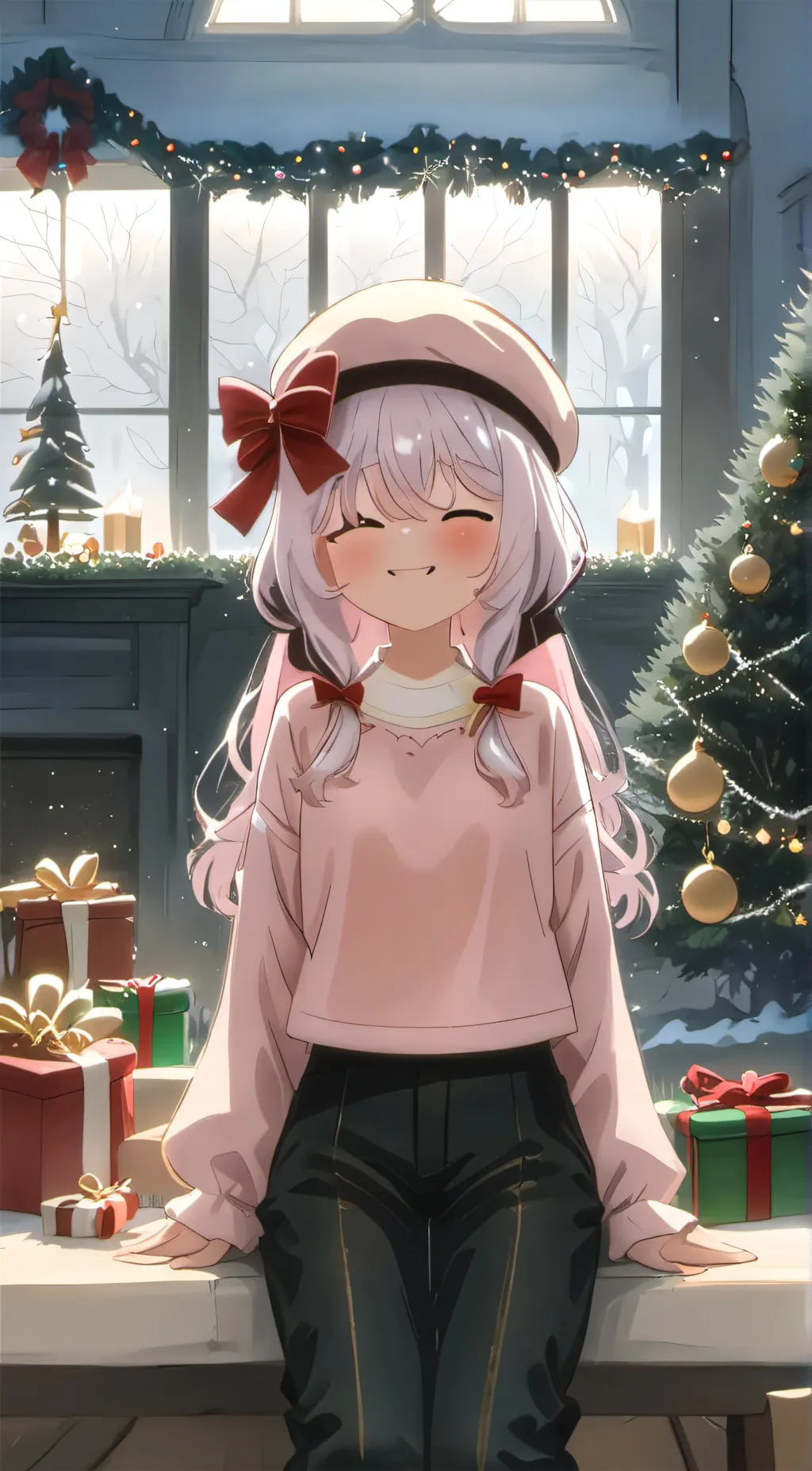 ai character: strawberry  background