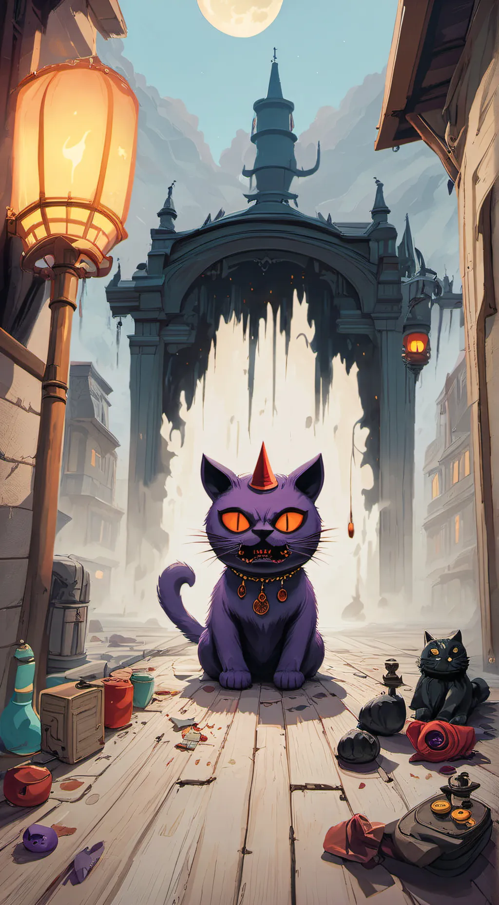 ai character: CatNap background