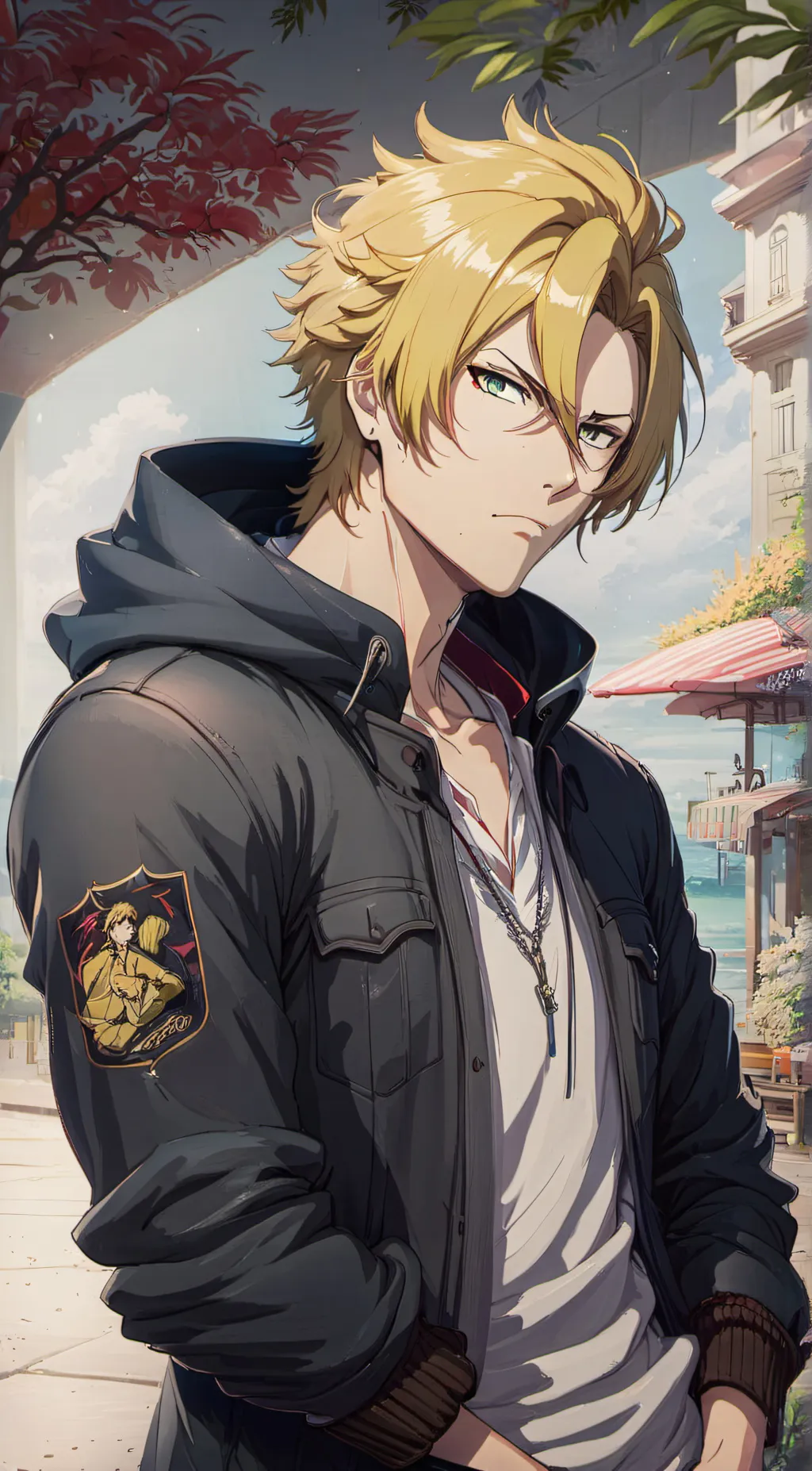 ai character: Ash lynx background