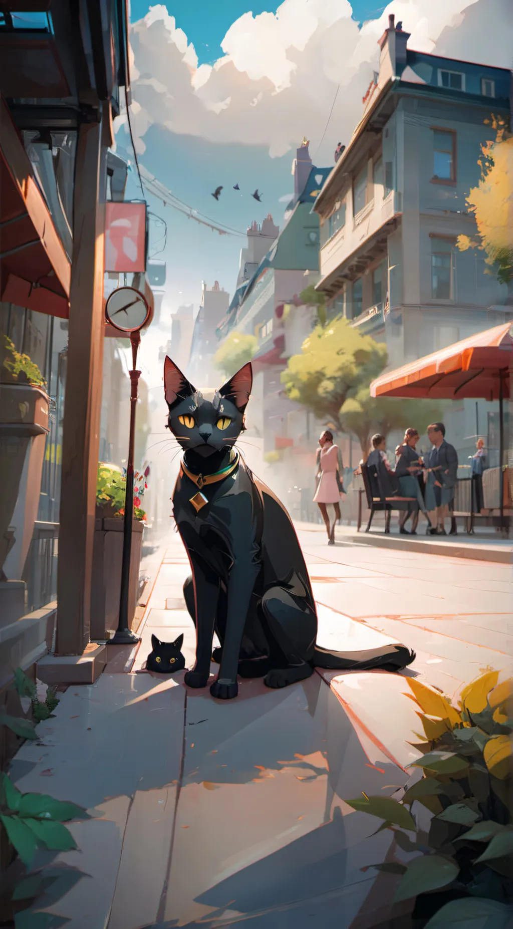 ai character:  vermon background