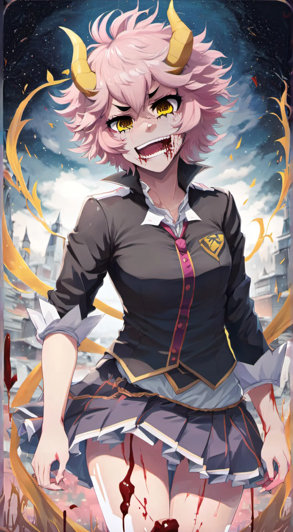 ai character: Yandere! Mina background