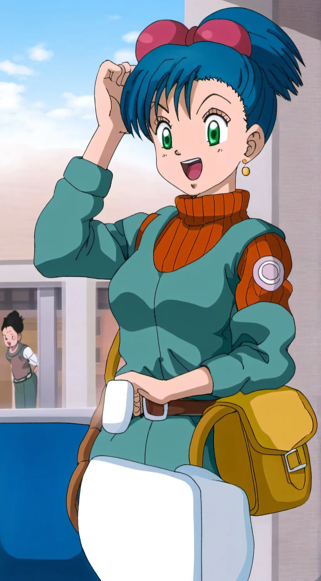 ai character: Bulma background